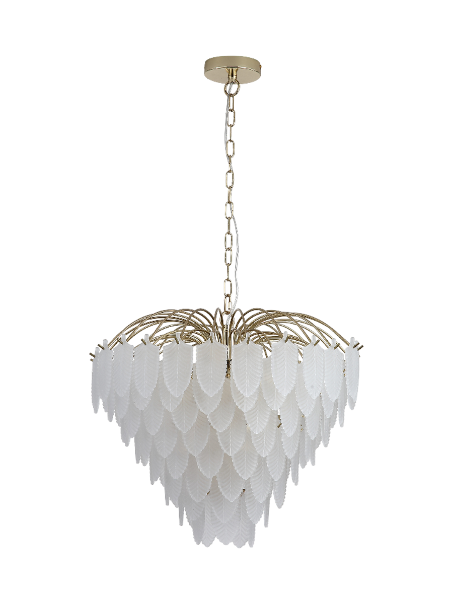
Suspension lumineuse de luxe "Feather" - À 6 ampoules