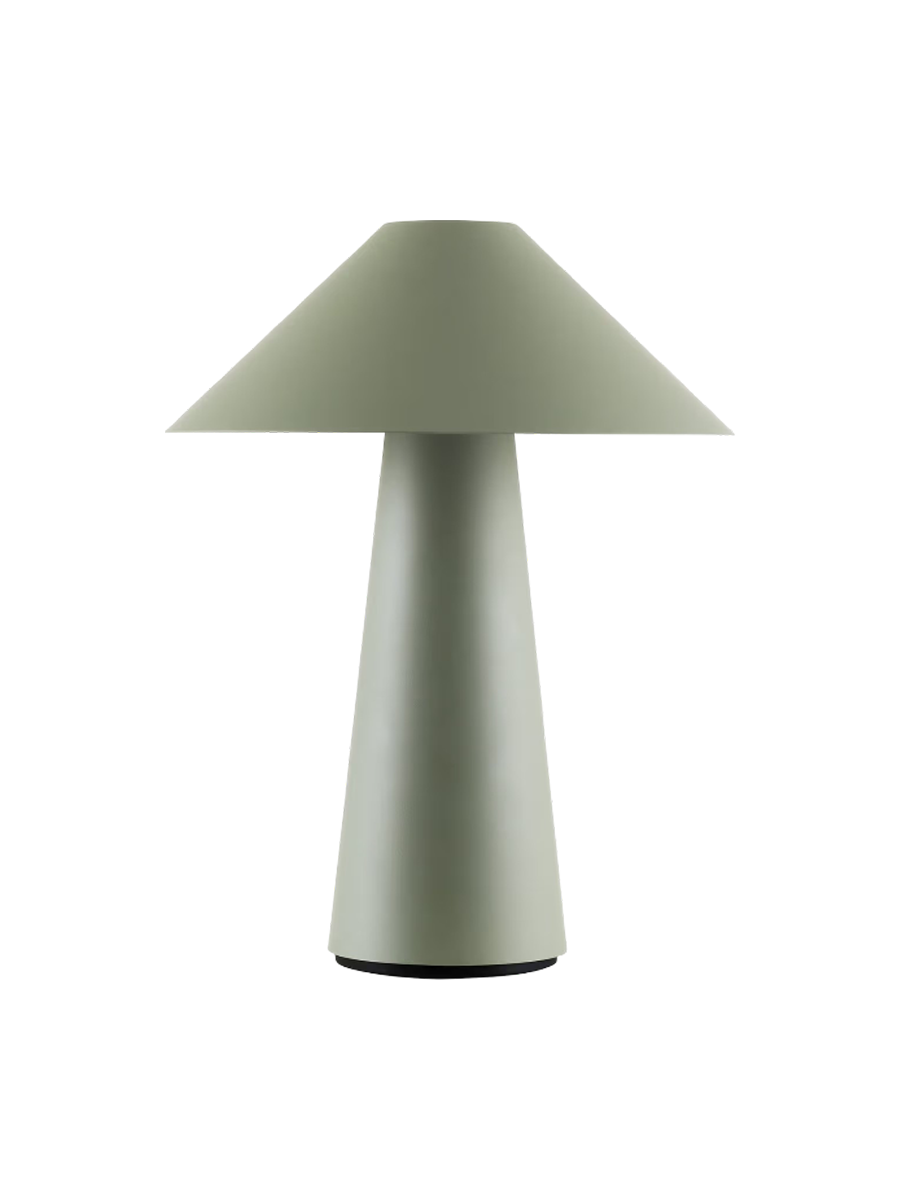 
Tragbare In-/Outdoor LED Tischlampe „Cannes“ - Pastellgrün