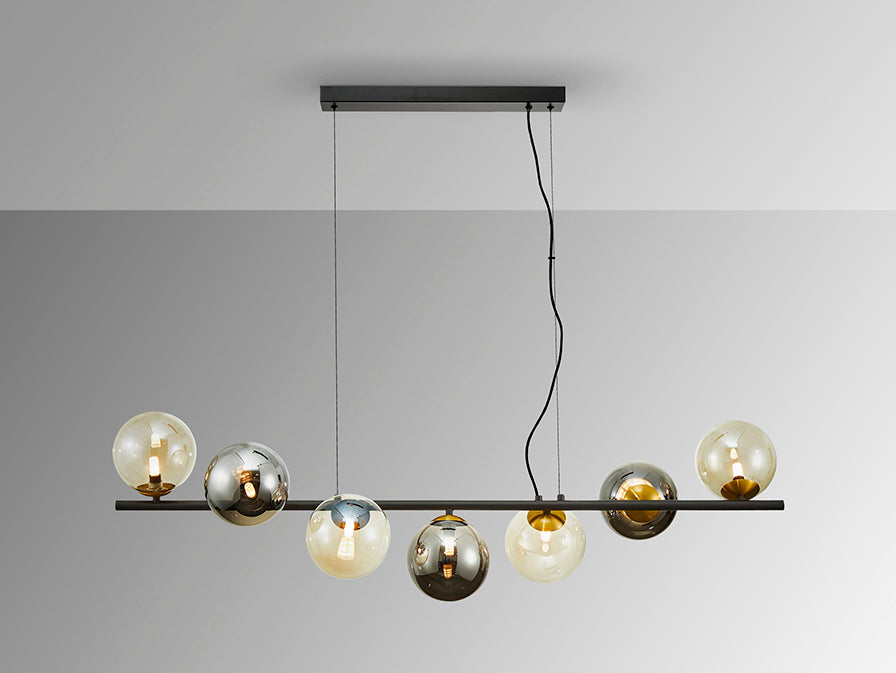 
LED Design Hängelampe „Inoa“ 7-flammig