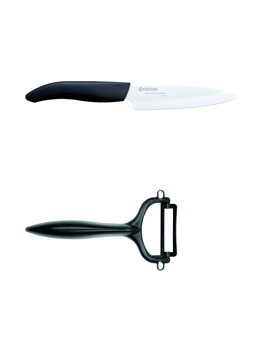 
Premium Starter Set "GEN", Paring Knife & Peeler - Black