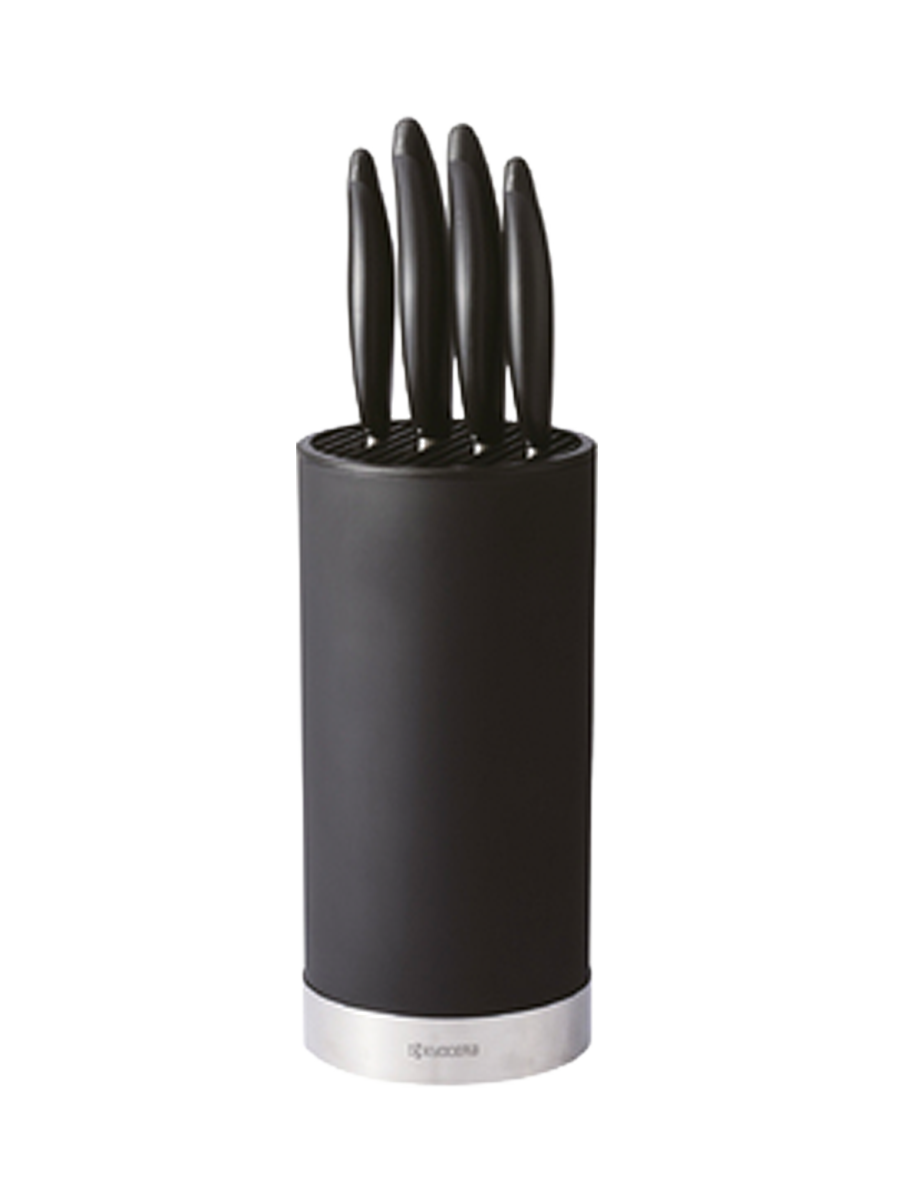 
5-Piece Premium Set "GEN" Soft-Touch Knife Block with Five Premium Ceramic Knives