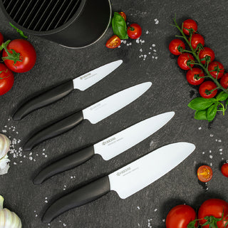 
5-Piece Premium Set "GEN" Soft-Touch Knife Block with Five Premium Ceramic Knives