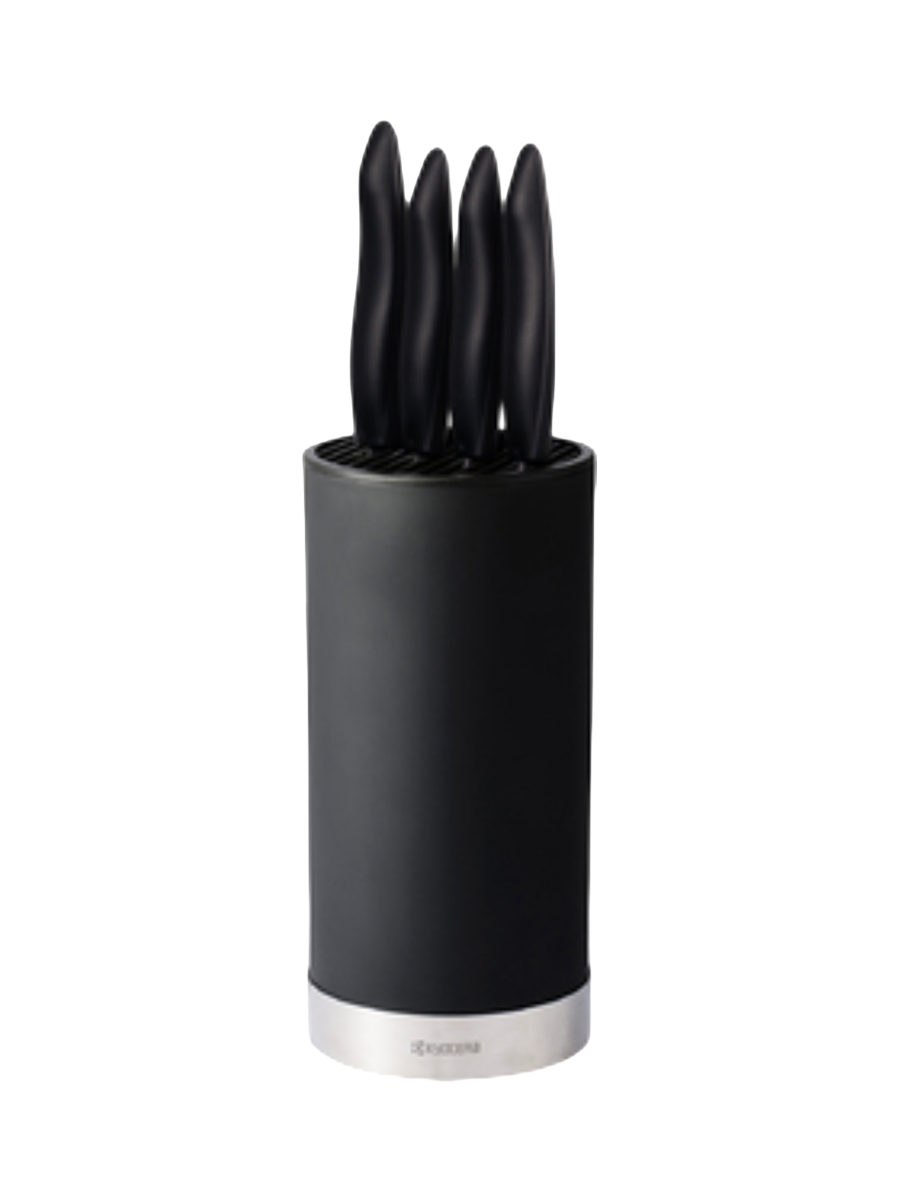 
Premium Soft-Touch Knife Block including four "SHIN" Professional Knives