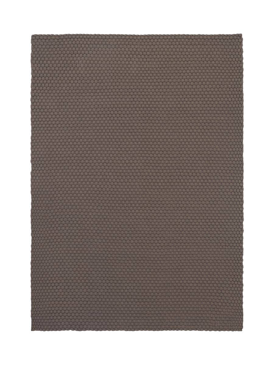 
Handgewebter In-/Outdoor Designer Teppich „Lace“ - 140 x 200 cm / Grau/Taupe
