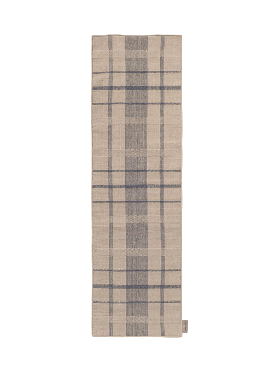 
High-quality Indoor/Outdoor Designer Runner "Zona Denim Check", various sizes - 67 x 230 cm / Multicolor 3