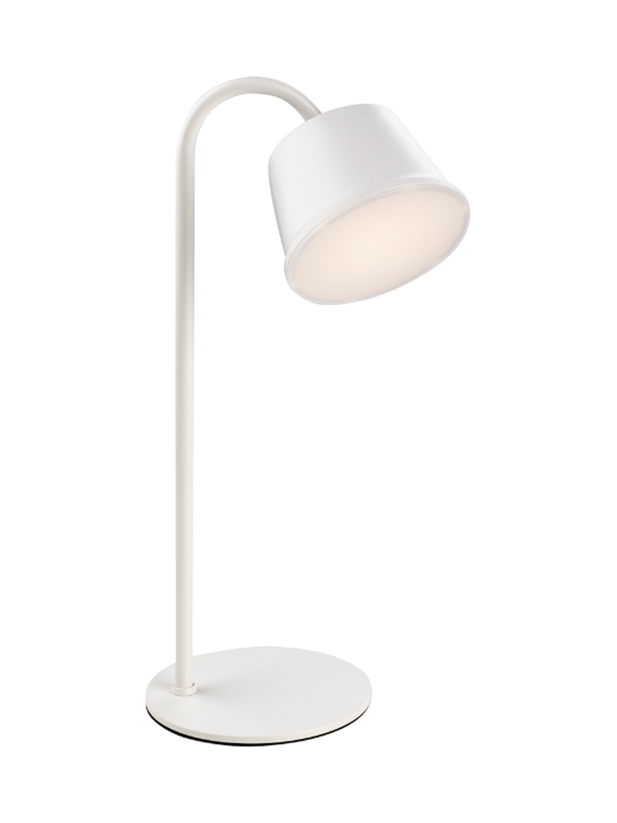 
Tragbare In-/ Outdoor LED Design Tischlampe „Cuco“ - Weiss