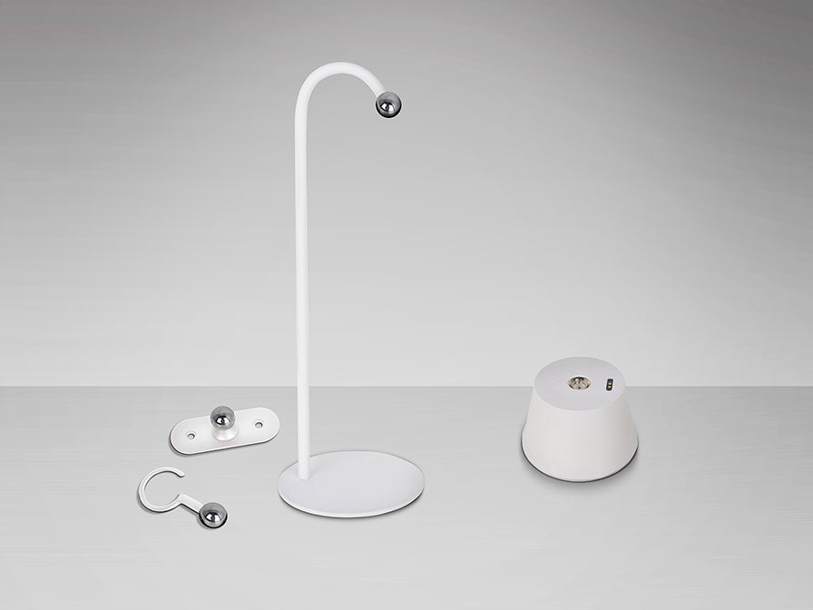 
Lampada da tavolo di design LED portatile per interni ed esterni „Cuco“ - Bianco
