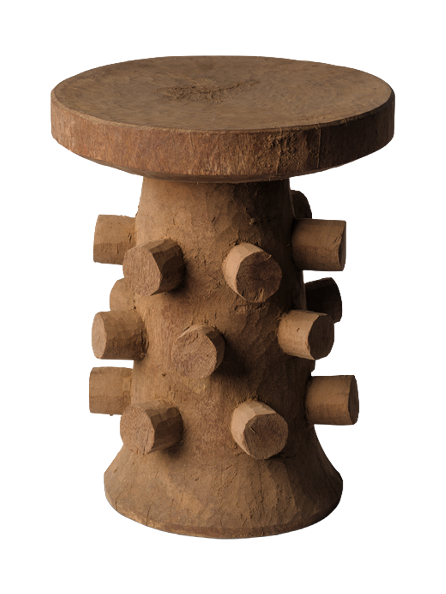 
Solid, handmade side table "Stub"