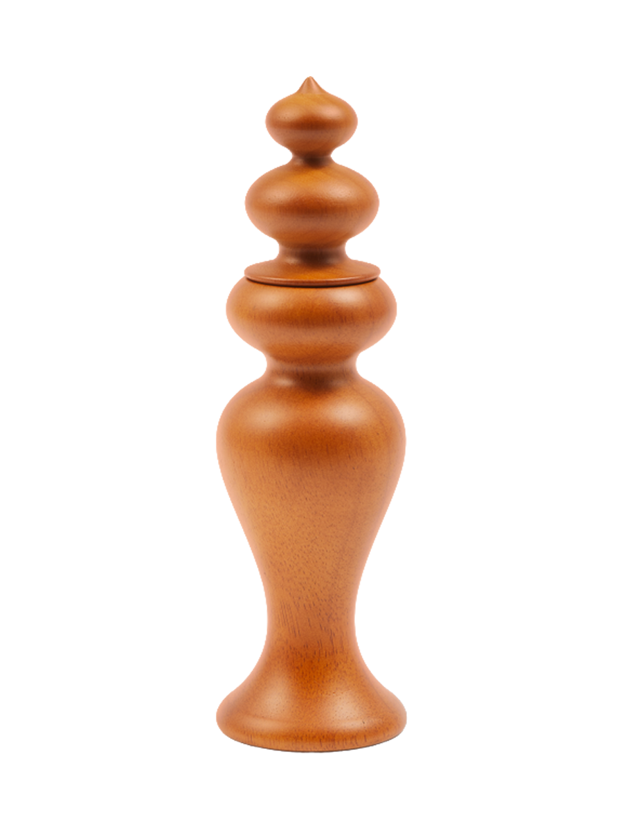 
Grand moulin à sel et à poivre design « Grinder » - XL = Ø 8 x hauteur 28 cm / Miel