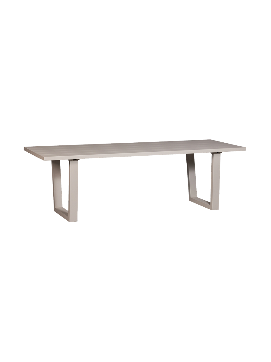 
Table de jardin design rectangulaire « Bear », 240 x 87 cm - Sable