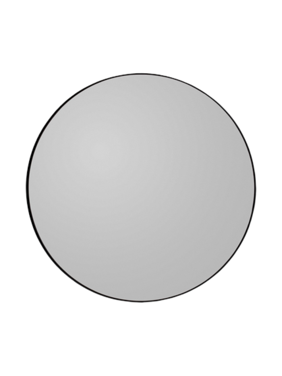 
Specchio da parete di design “Circum” Ø 110 cm - Nero