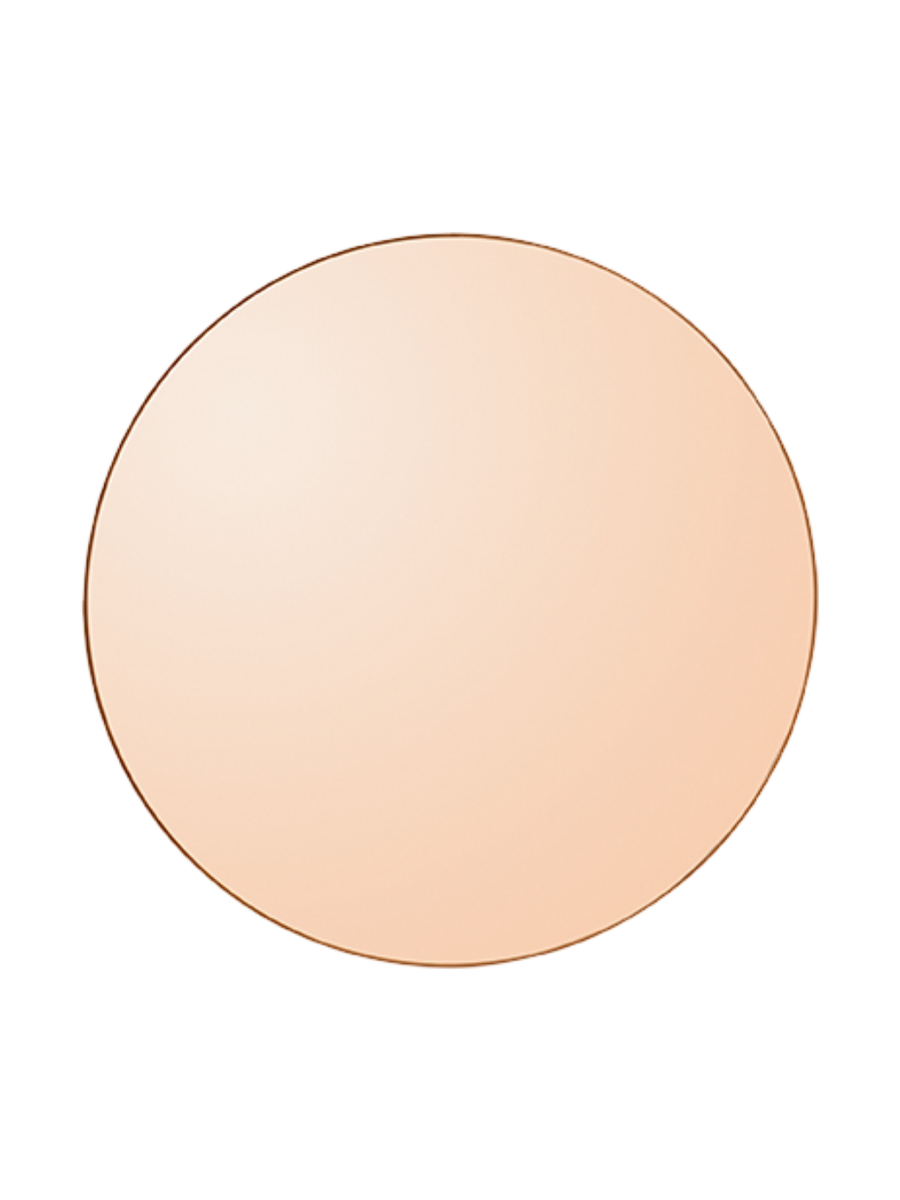 
Specchio da parete di design “Circum” Ø 90 cm - Ambra