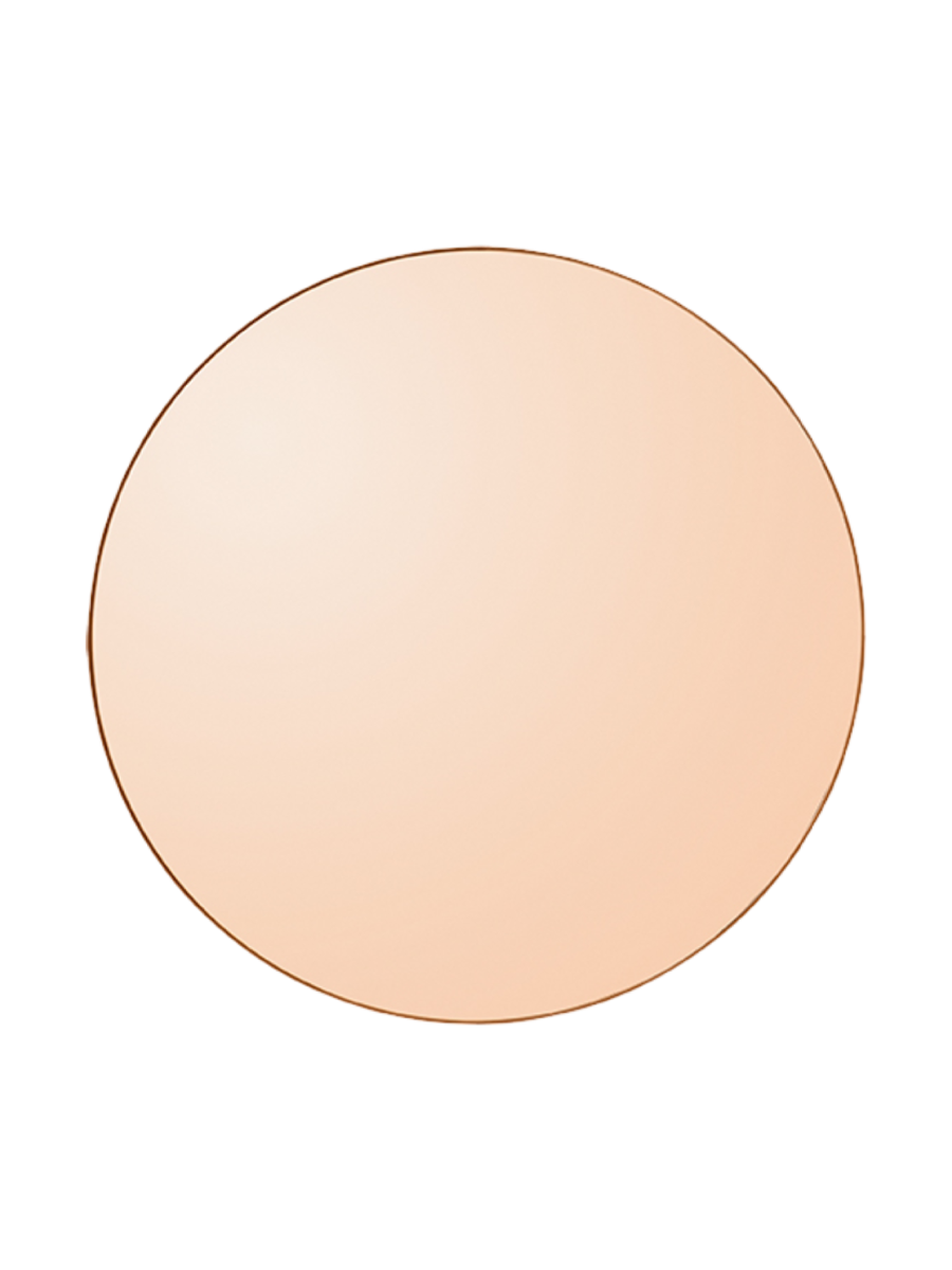 
Specchio da parete di design “Circum” Ø 110 cm - Ambra