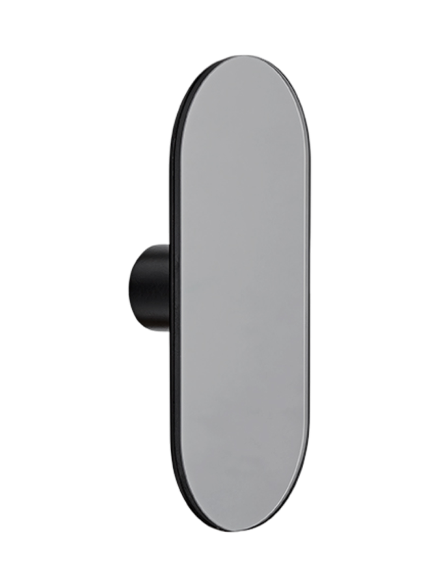 
Gancio da parete di design «Ovali» 16 cm - Nero