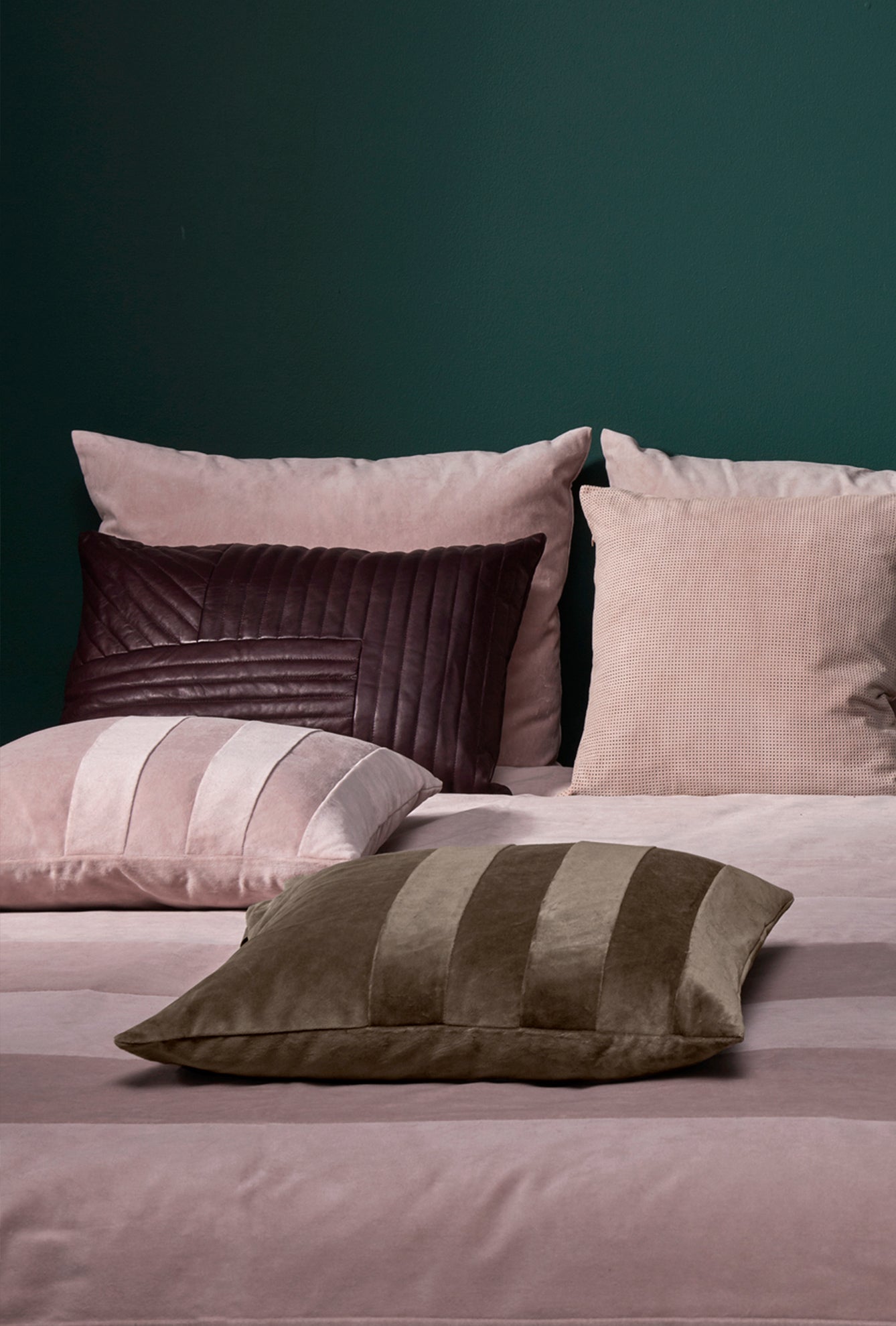 
Coussin décoratif « Sanati » 50 x 50 cm - Rose