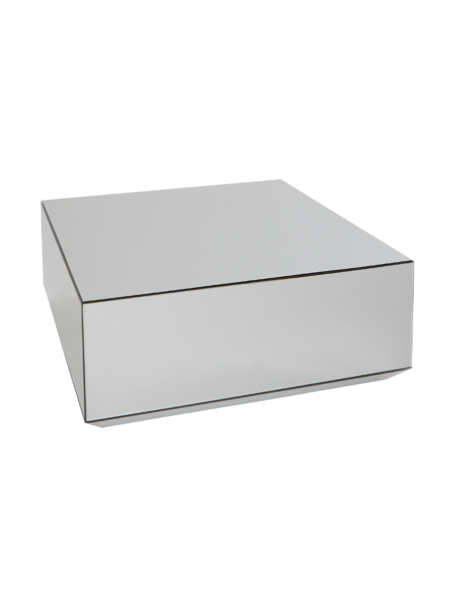 
Designer Coffee Table "Speculum" 80 x 80 cm - Black