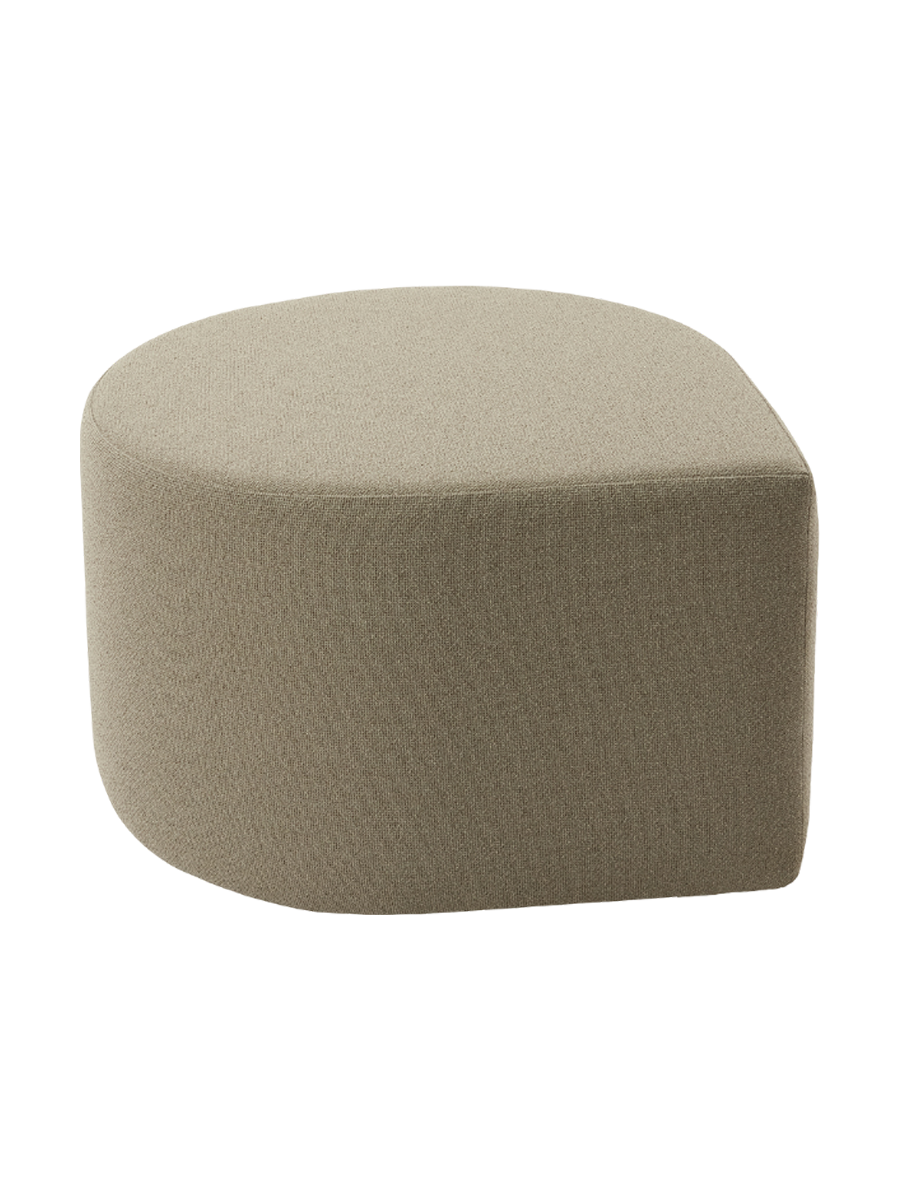 
Designer Ottoman "Stilla" - Bouclé Taupe