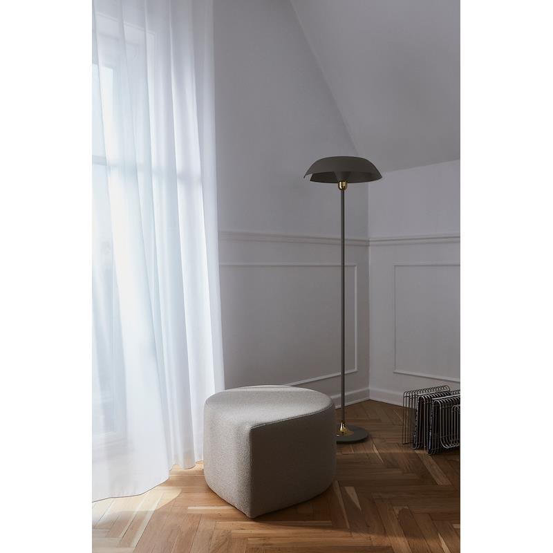 
Designer Ottoman "Stilla" - Bouclé Taupe