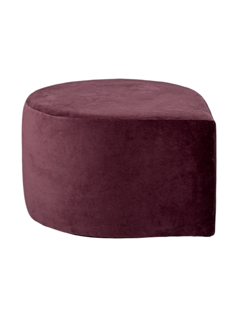 
Designer Ottoman "Stilla" - Bordeaux