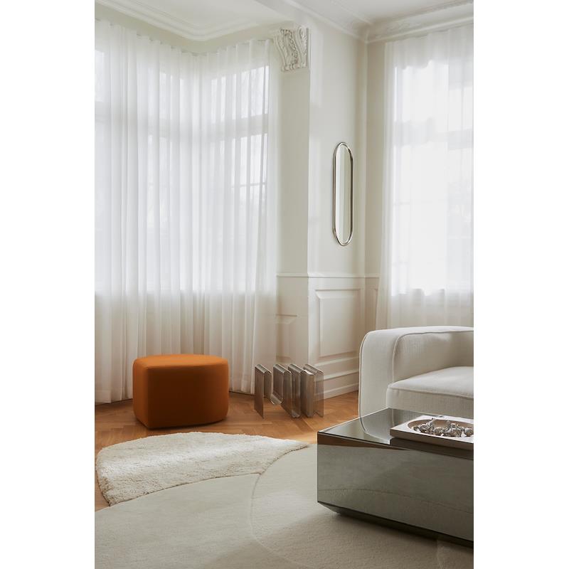 
Designer Ottoman "Stilla" - Boucle Amber