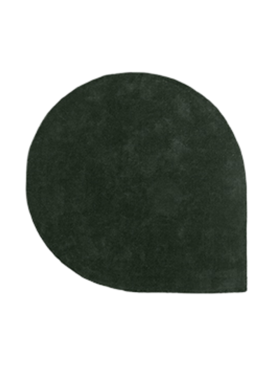 
Hochwertiger Design Wollteppich „Stilla“ - Forest - 160 x 130 cm