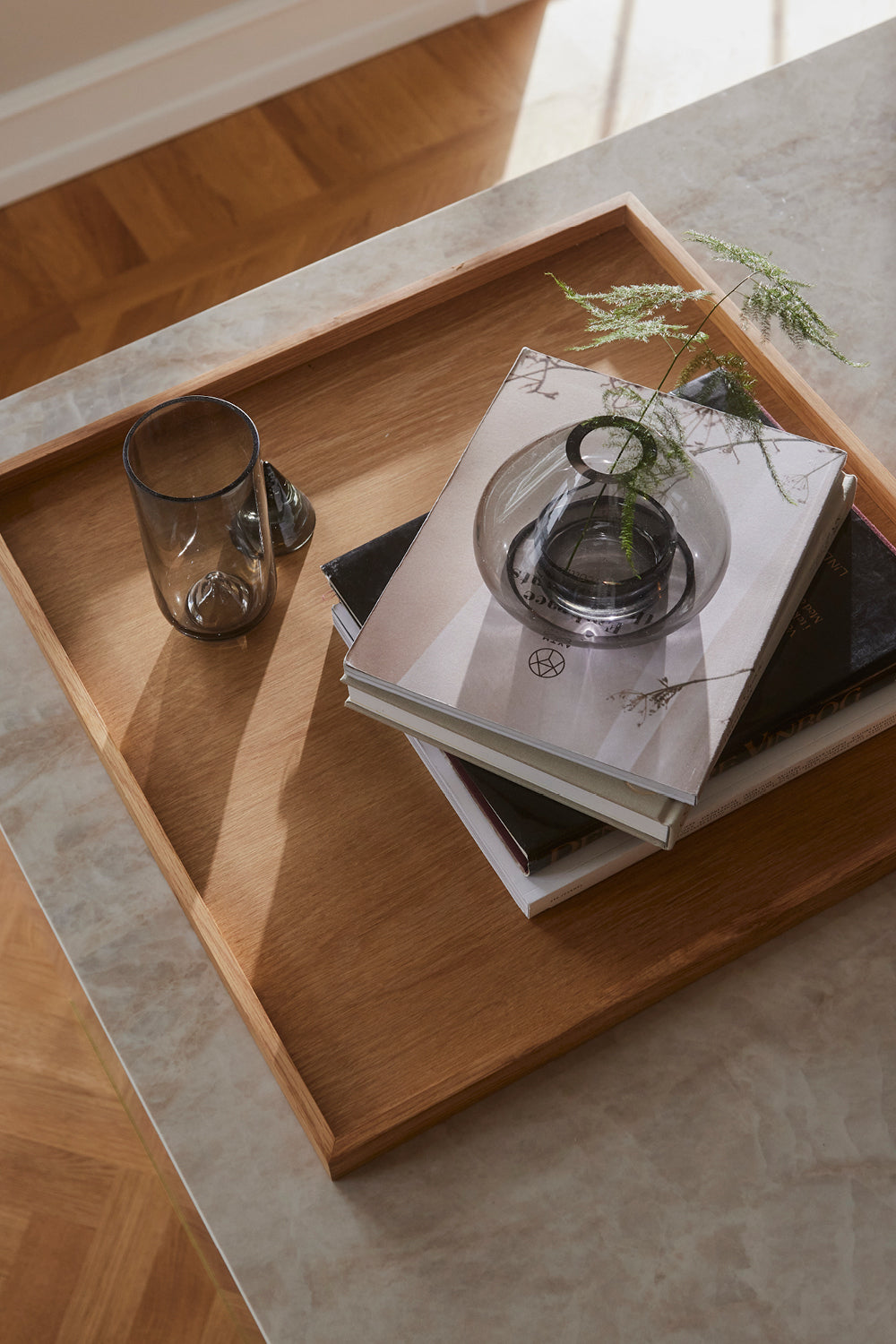 
Large Solid Wood Design Tray "Unity" - Oak Natural