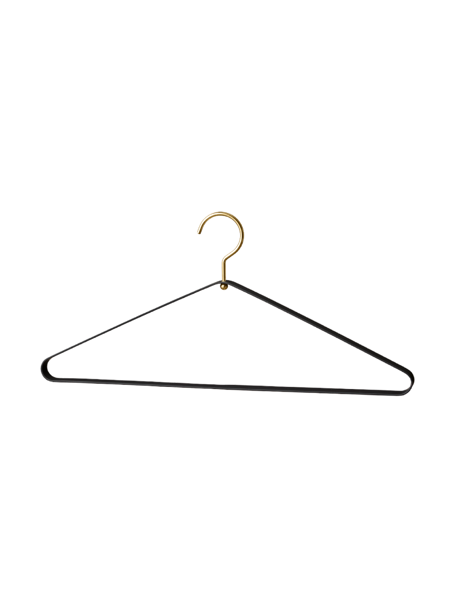 
2er-Set Design Kleiderbügel „Vestis“ - Black/Gold