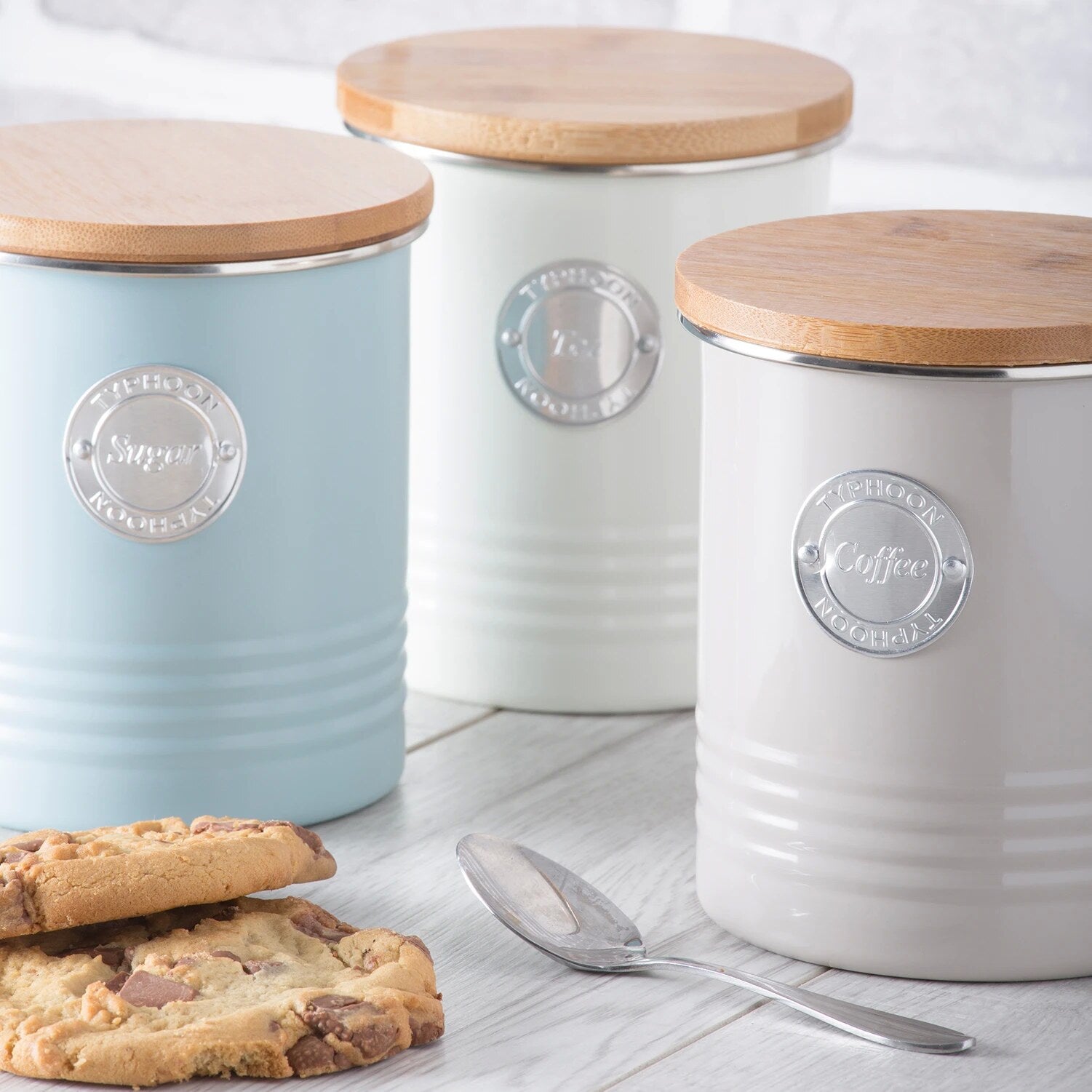 
"Living Collection" Sugar Storage Jar - Pastel blue