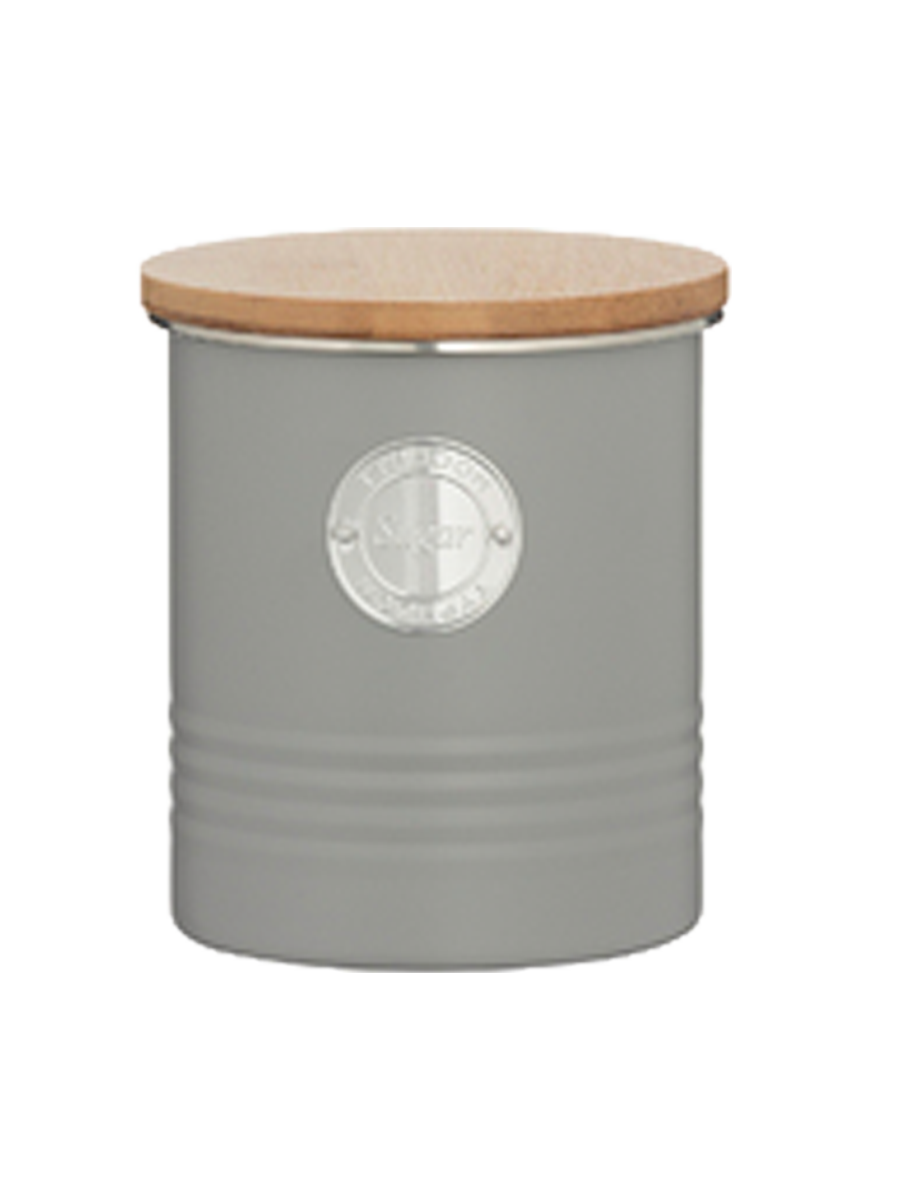 
"Living Collection" Sugar Storage Jar - Pastel grey