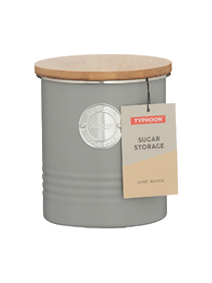 
"Living Collection" Sugar Storage Jar - Pastel grey