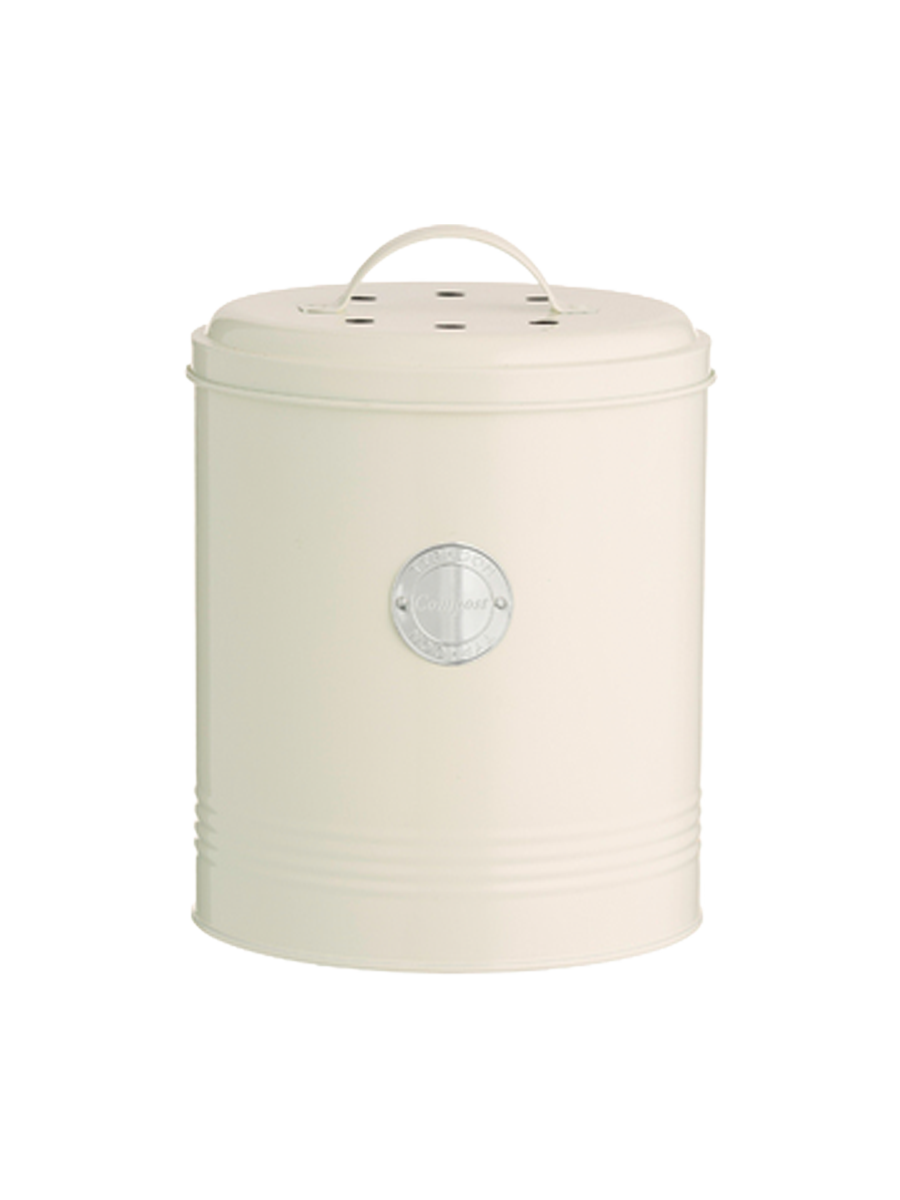 
Compost Bin "Living Collection" 2.5 Liters - Cream