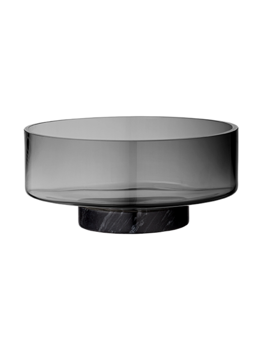 
Coupe design « Volvi » avec socle en marbre Ø 25 cm