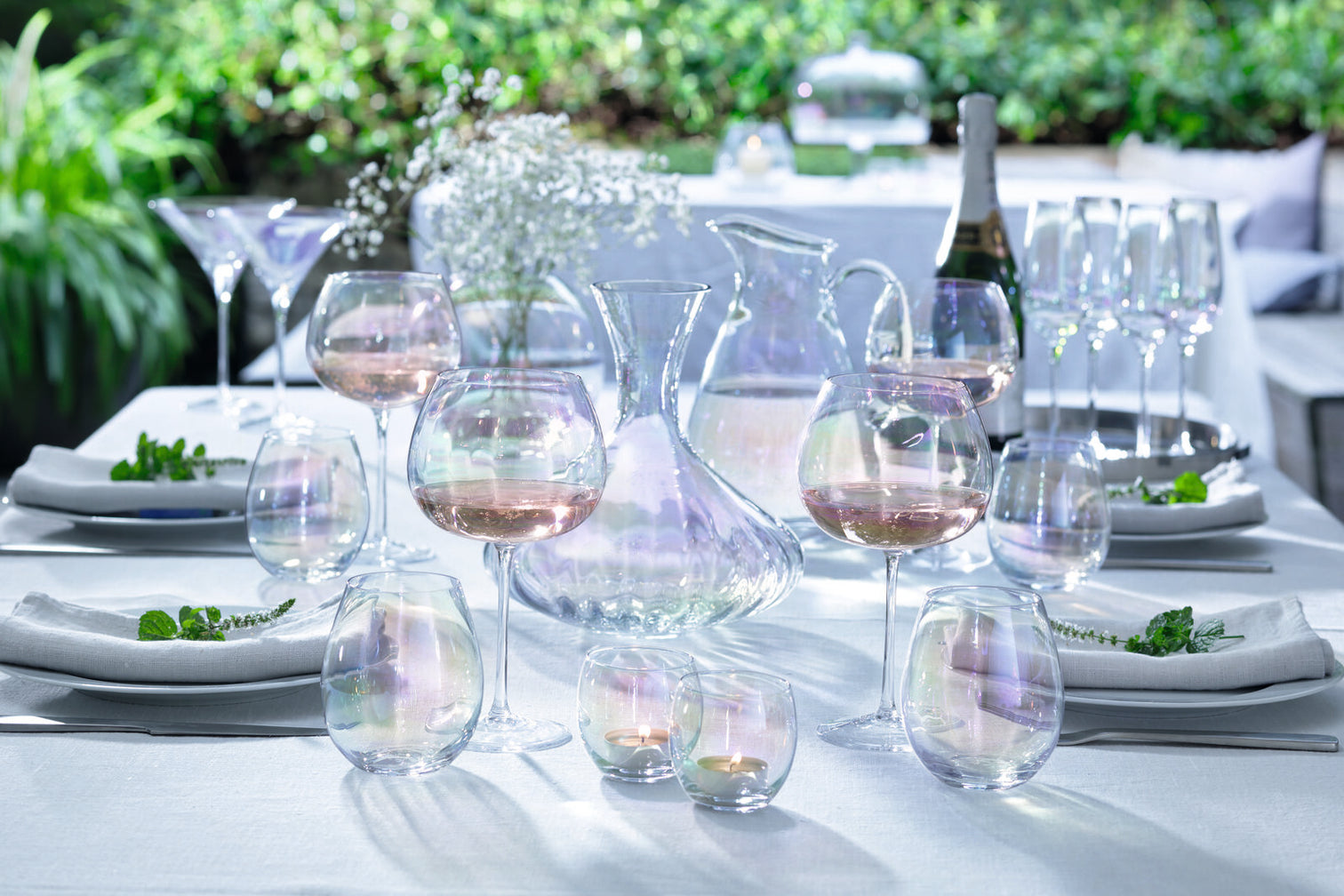 
Handmade Tumbler Glasses "Pearl" 425 ml (Set of 4)
