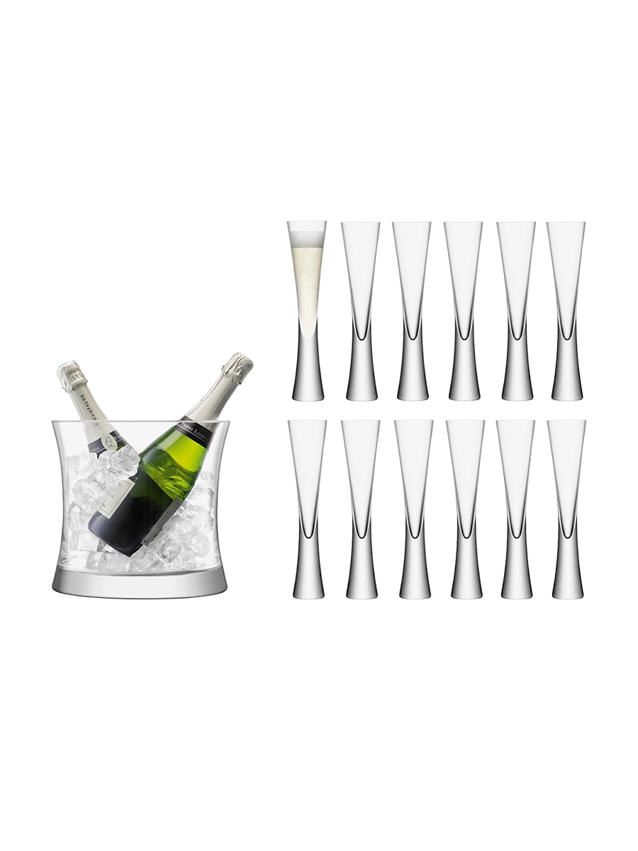 
13-teiliges Champagner-Servier-Set „Moya“
