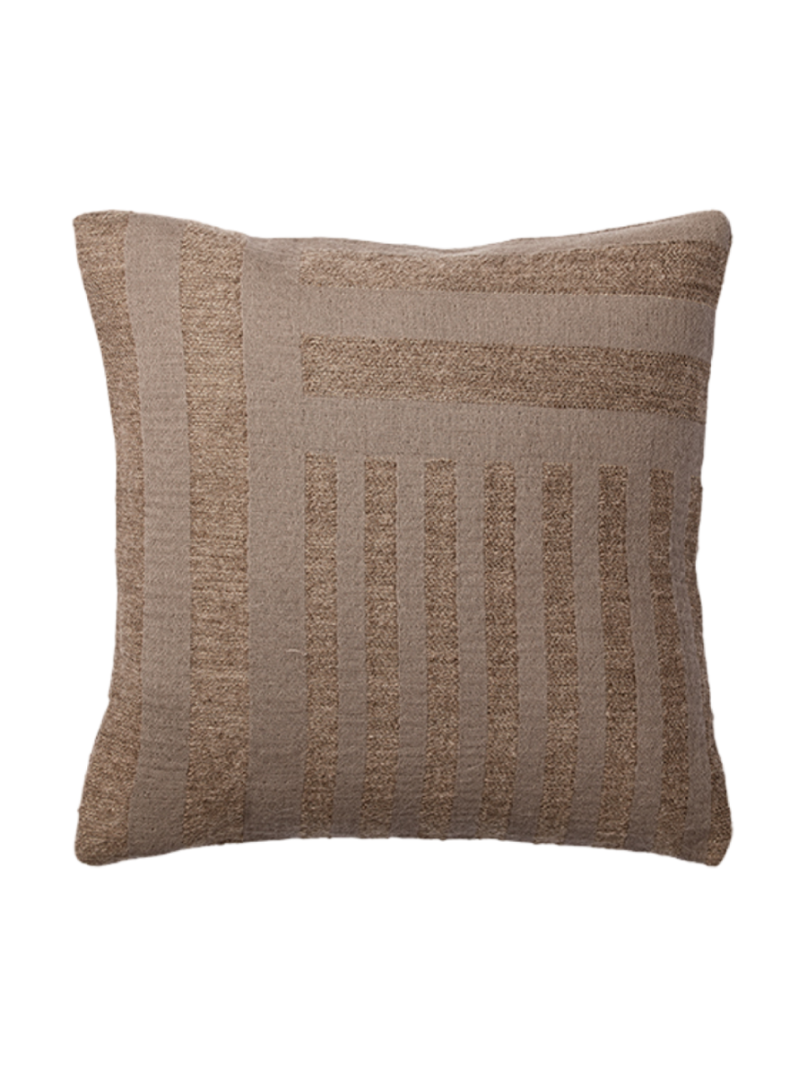 
Designer Cushion "Contra" 40 x 40 cm - Taupe
