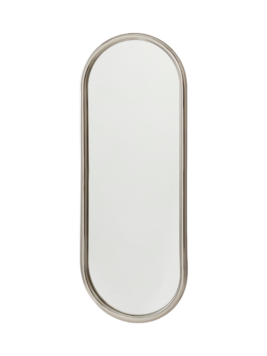 
Specchio di design «Angui», argento - 29 x 78 cm