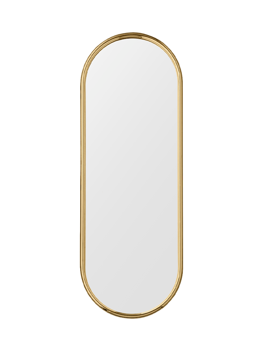 
Specchio di design «Angui», oro - 29 x 78 cm