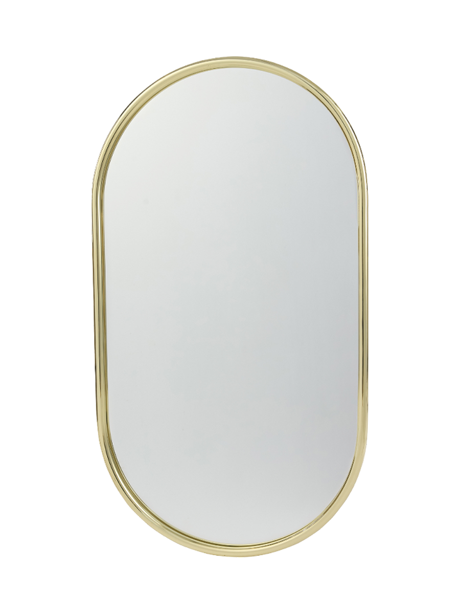 
Specchio di design «Angui», oro - 60 x 100 cm