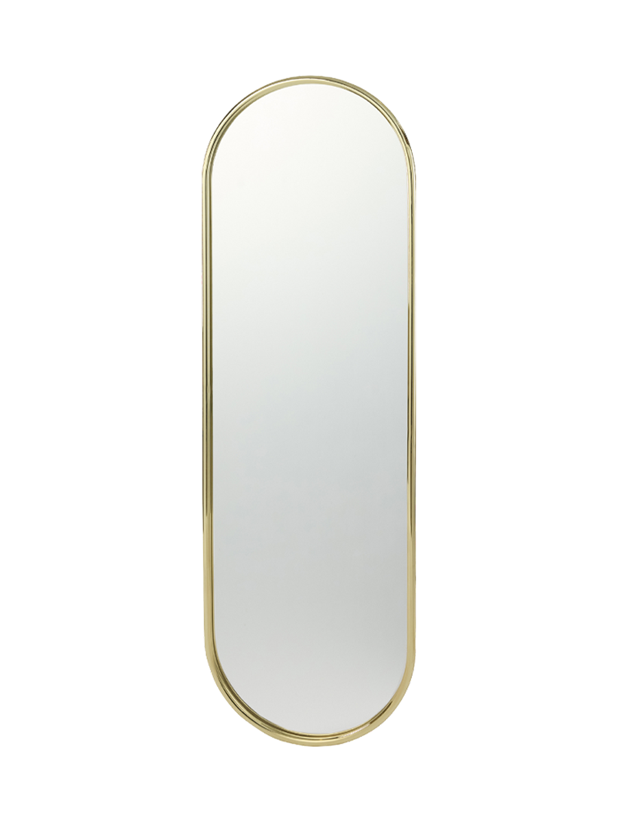 
Specchio di design «Angui», oro - 50 x 160 cm