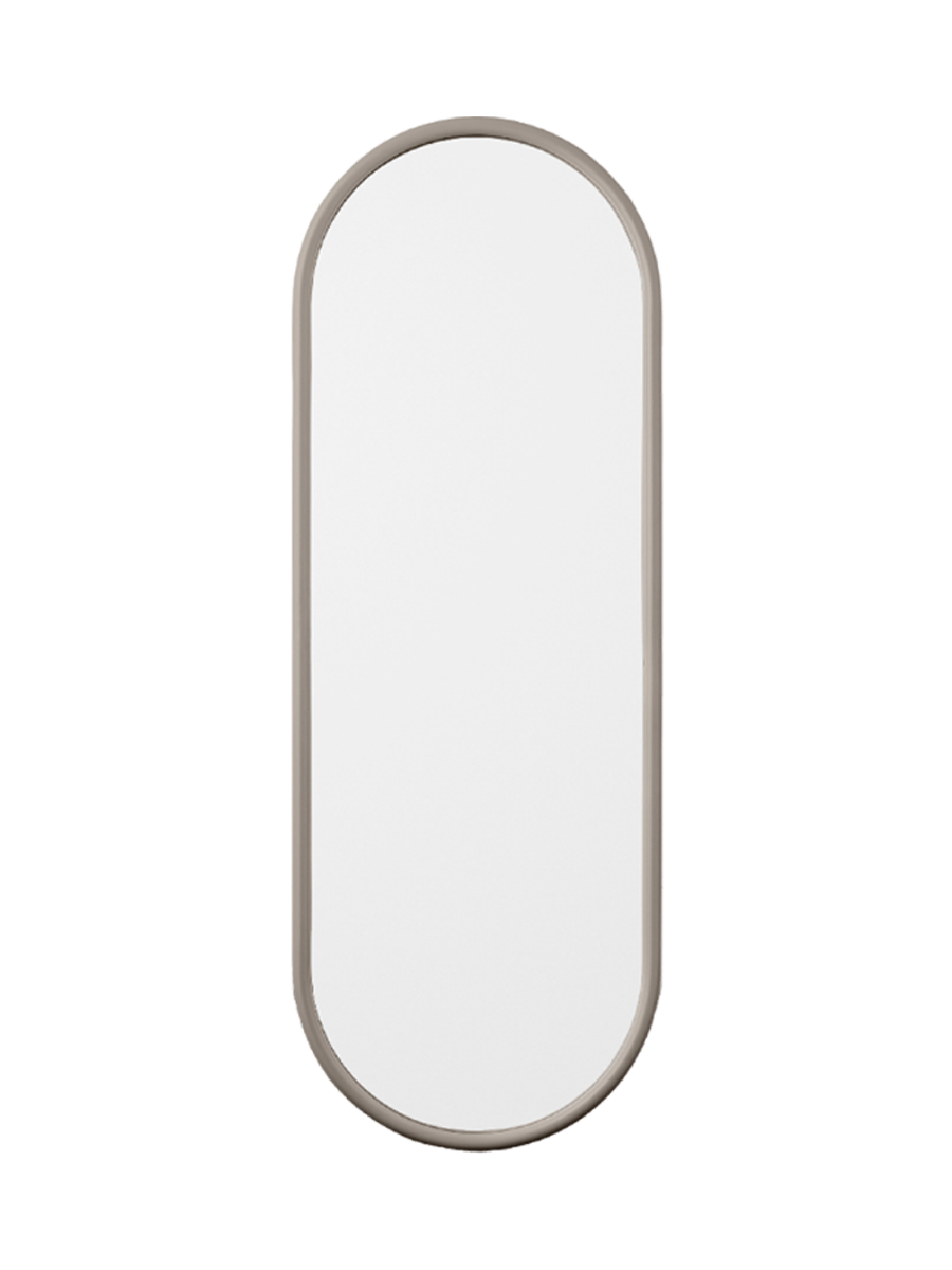 
Specchio di design «Angui», tortora - 29 x 78 cm