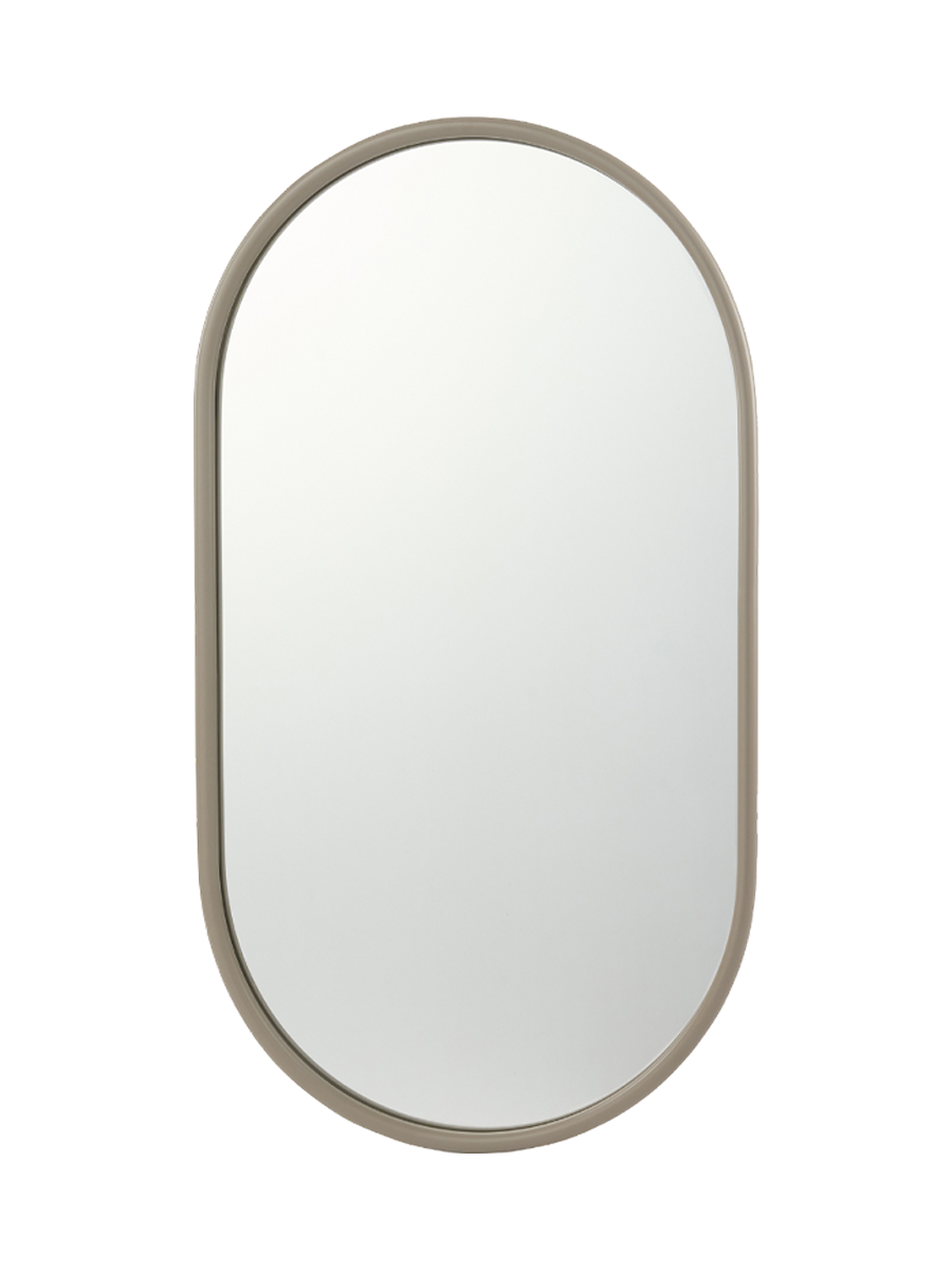 
Specchio di design «Angui», tortora - 60 x 100 cm