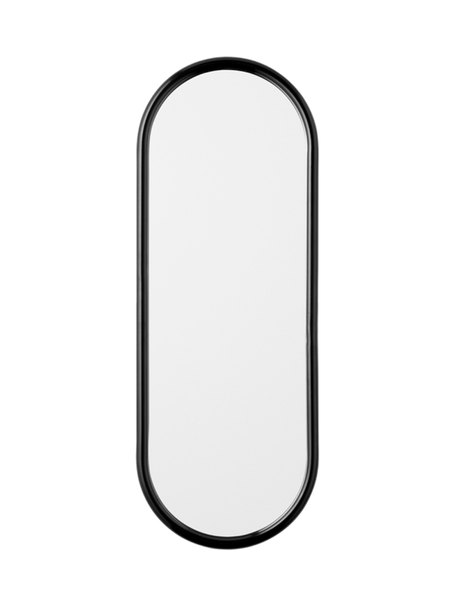 
Specchio di design “Angui”, antracite - 29 x 78 cm
