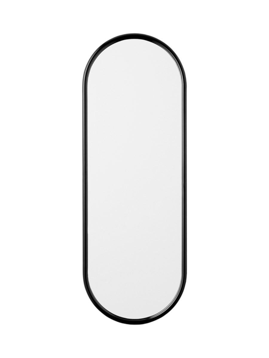 
Specchio di design “Angui”, antracite - 39 x 108 cm