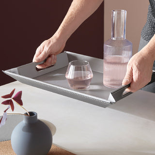 
Reversible Tray & Placemat "Duo" - Black/Grey - Large, 55 x 41 cm