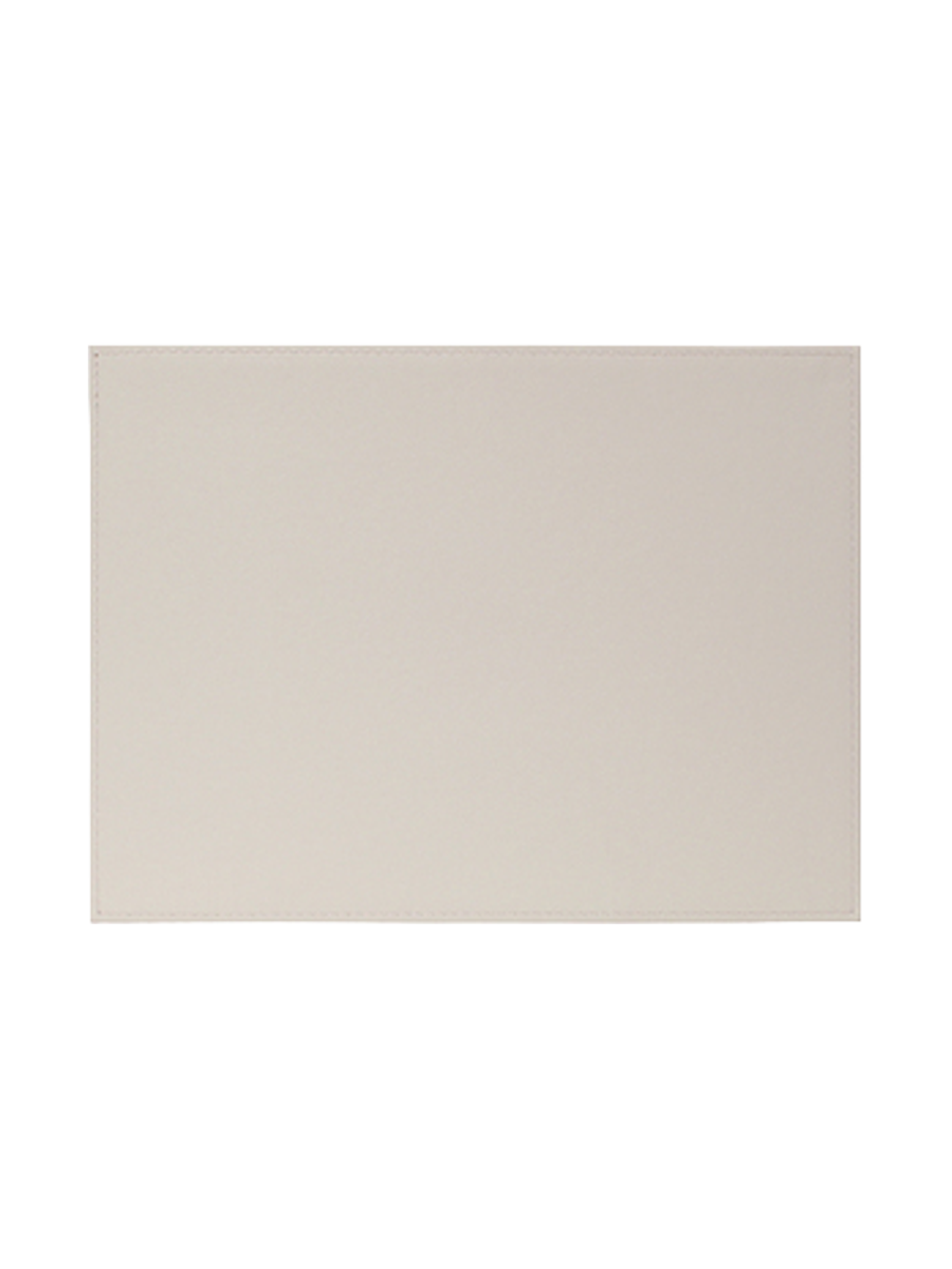 
Rectangular Reversible Placemat "Duo" - Antique rose/Stone