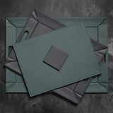 
Reversible Design Tray & Placemat "Duo" - Petrol/Anthracite - Medium, 45 x 35 cm