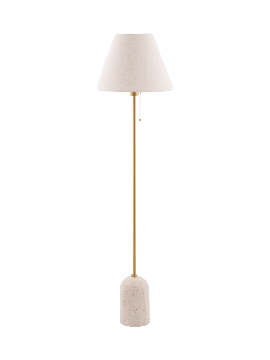 
Lampadaire design en marbre « Gino » - Travertin