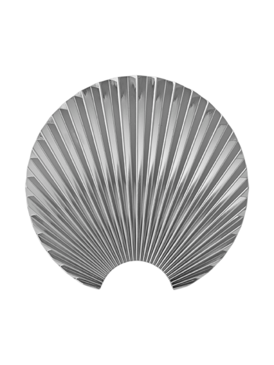 
Gancio da parete di design “Concha” - Small - Argento