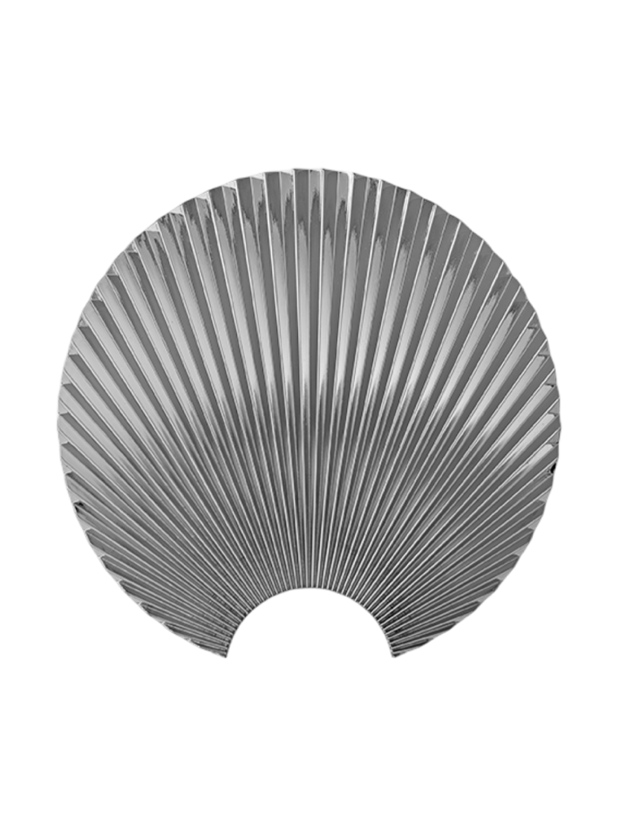 
Gancio da parete di design “Concha” - Large - Argento