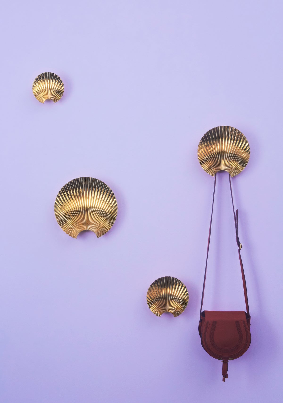 
Gancio da parete di design “Concha” - Medium - Oro